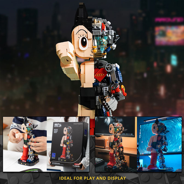 ゲームキャラクター BIG SCALE X-RAY FULL COLOR ASTRO BOY Конструктор Pantasy Механічний Astro Boy 1250 деталей
