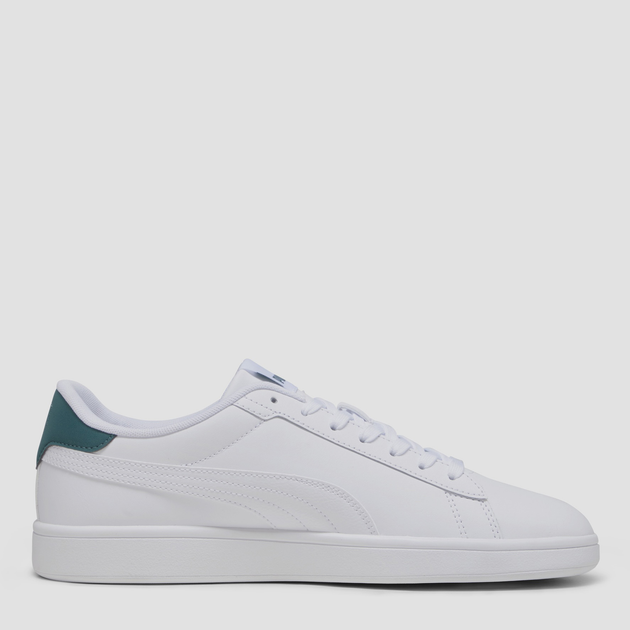 Акція на Жіночі кеди низькі Puma Smash 3.0 L 39098714 39 (6UK) 25 см Puma White-Malachite-Puma Gold від Rozetka