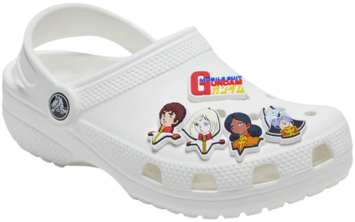 Przypinki do butów Crocs Jibbitz Gundam 5 szt Wielokolorowe (0196265717453) - obraz 3