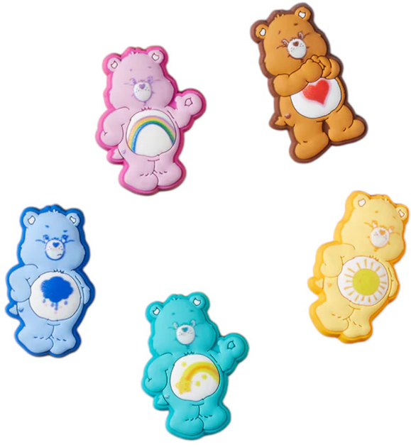 Джибітси Crocs Care Bears 5 шт Різнокольорові (0196265727902) - зображення 1