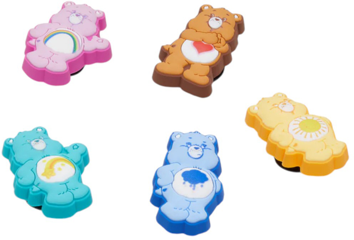 Przypinki jibbitz Crocs Care Bears 5 szt Wielokolorowe (0196265727902) - obraz 2