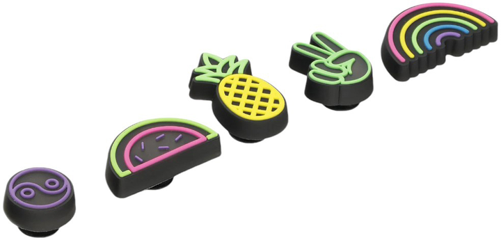 Przypinki jibbitz Crocs Lights Up Fun 10009515 5 szt Wielokolorowe (0196265112333) - obraz 2