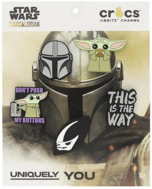 Przypinki do butów Crocs Jibbitz Disneys The Mandalorian 10009674 5 szt Wielokolorowe (0196265112647) - obraz 3
