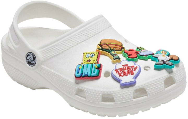 Przypinki do butów Crocs Jibbitz Spongebob 10010012 5 szt Wielokolorowe (0196265356546) - obraz 3