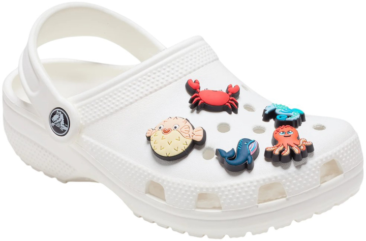 Przypinki jibbitz Crocs Sea Friends 10011401 5 szt Wielokolorowe (0196265284054) - obraz 2