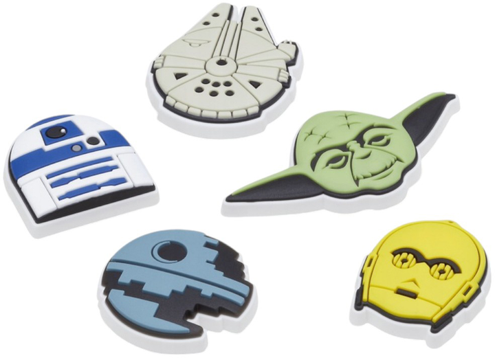 Джибітси Crocs Star Wars 10012077 5 шт Різнокольорові (0196265373406) - зображення 2