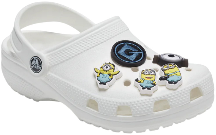 Джибітси Crocs Minions 10012725 5 шт Різнокольорові (0196265689798) - зображення 3