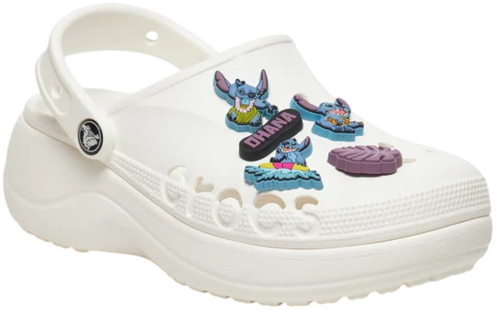 Przypinki jibbitz Crocs Stitch Tropical 10012920 5 szt Wielokolorowe (0196265629435) - obraz 2