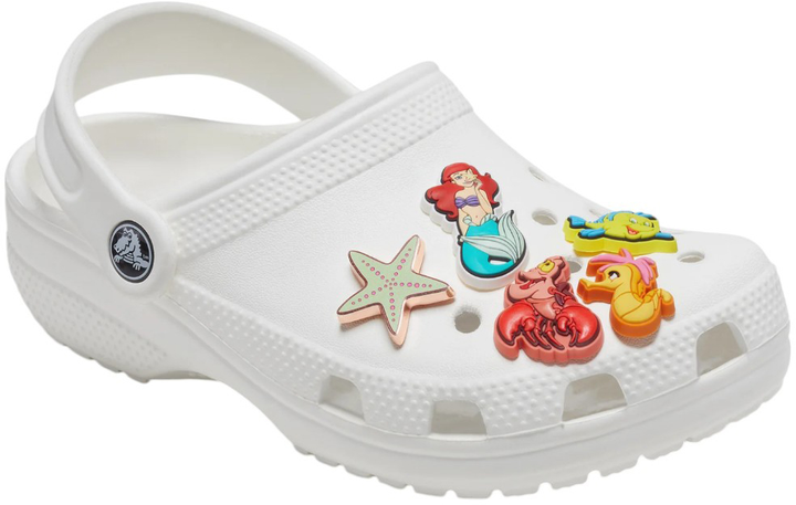 Джибітси Crocs Princess Ariel 10013197 5 шт Різнокольорові (0196265690367) - зображення 2