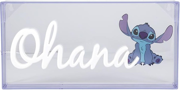 Lampka neonowa Paladone Disney Stitch Ohana (5056577729146) - obraz 1