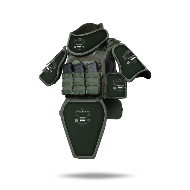 Бронекостюм TAG Level Ukrarmor I (Tactical Armored Gear). Класс защиты - 1. Олива Универсальный M-XXL (регулируется сзади и на плечах) - изображение 2