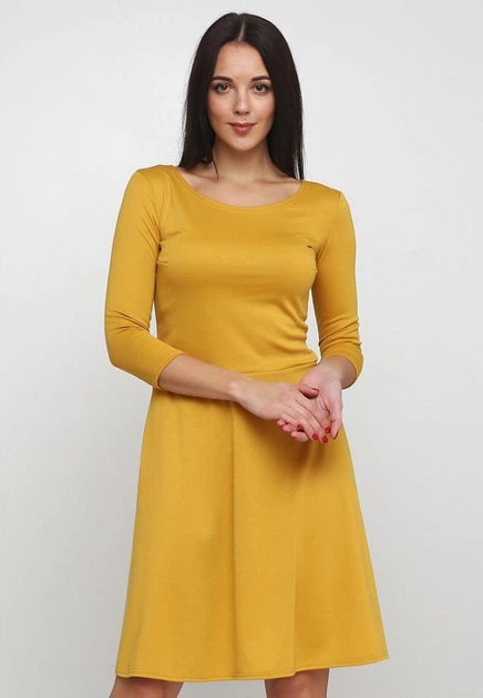 Жіноче плаття Подіум Fenberries 13746-MUSTARD M Гірчичний - Фото 1 Жіноче плаття Подіум Fenberries 13746-MUSTARD M Гірчичний - зображення 1