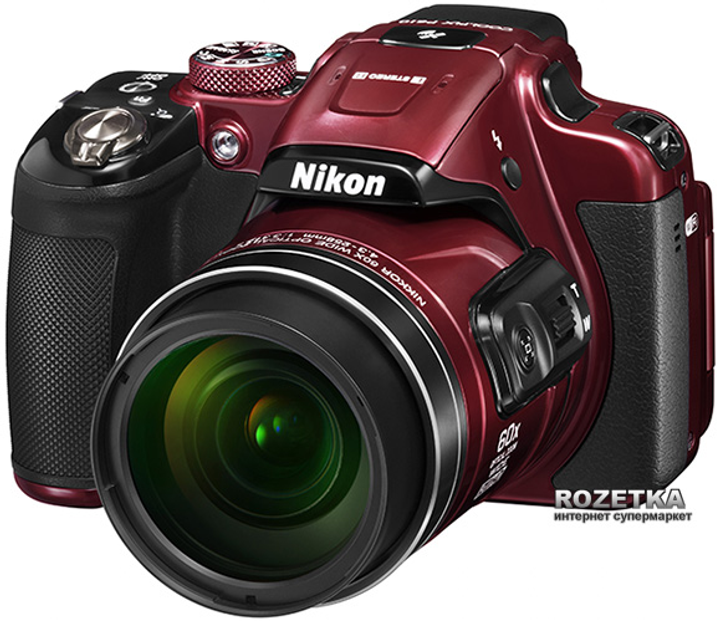 Фотоапарат Nikon Coolpix P610 Red (VNA761E1) купити на