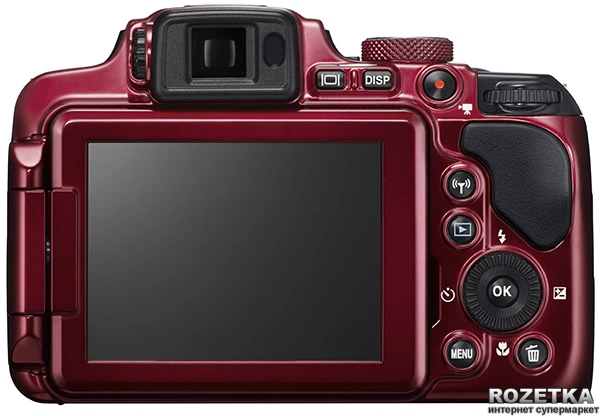 Фотоаппарат Nikon Coolpix P610 Red (VNA761E1) купить на ROZETKA