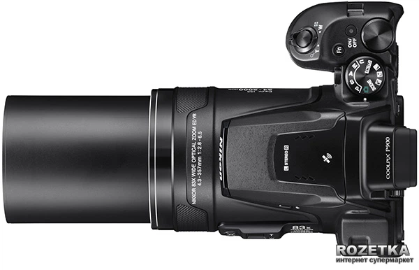 Фотоаппарат Nikon Coolpix P900 Black (VNA750E1) купить на ROZETKA
