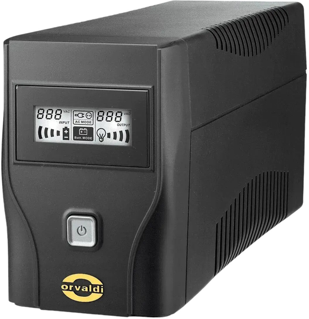 UPS Orvaldi i600 LCD USB 600VA/360W ID600CH - obraz 1