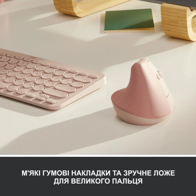 Миша Logitech Lift Vertical Ergonomic Wireless/tooth (910-006478)[78515] - зображення 2