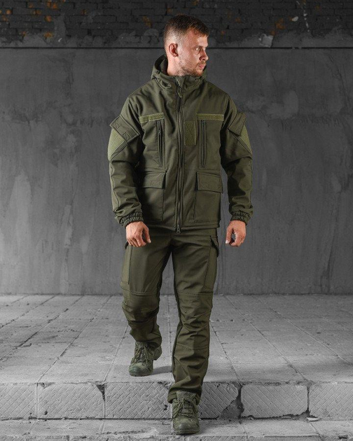 Тактичний демісезонний костюм SoftShell 2XL олива (51851) - зображення 2