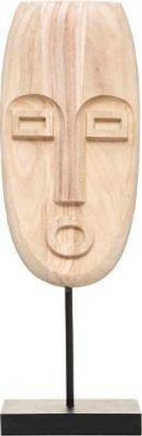 Figurka Atmosphera drewniana Safari motyw etniczny naturalny brąz wysokość 46.5 cm (3560233826428) - obraz 3