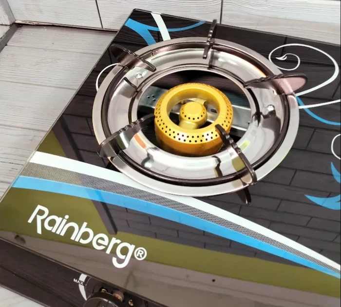 Плита Rainberg RB-2231 газова плита настільна плита на 2 конфорки туристична плита портативна плита газ - зображення 7