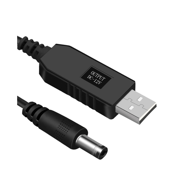 Кабель живлення для роутера USB-DC 5v-12v (1m) (USBDC512) - Фото 2 Кабель живлення для роутера USB-DC 5v-12v (1m) (USBDC512) - изображение 2