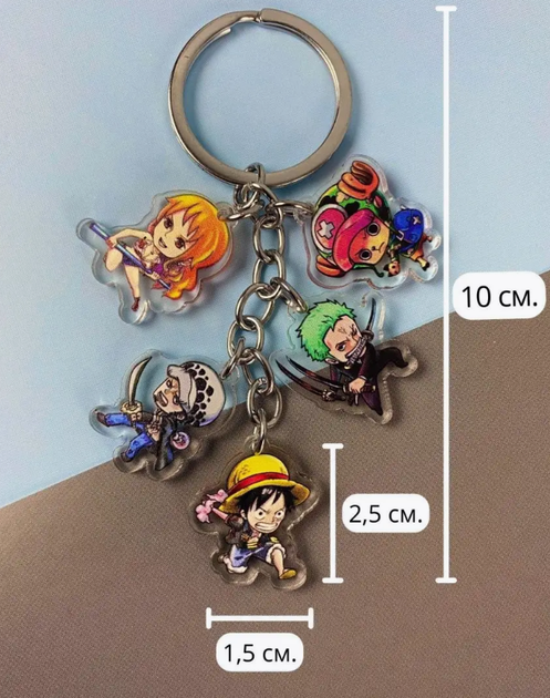 Брелок акриловый Ван Пис One Piece на сумку рюкзак для ключей косплей (II) 32975 - изображение 2
