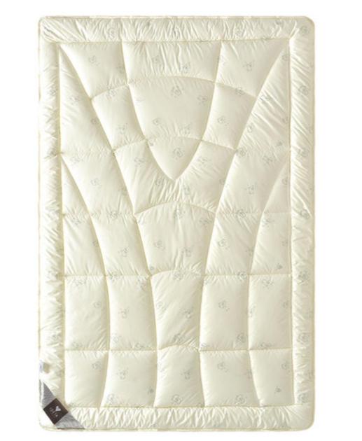 Ковдра IDEIA Wool Classic вовняна 175х210см бежева - Фото 4 Ковдра IDEIA Wool Classic вовняна 175х210см бежева - зображення 4