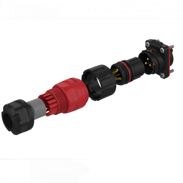 Герметичный разъём вилка CNLINKO pin12 YM-20-C12PE-02-001 - изображение 4