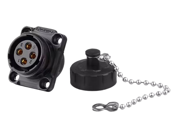 Разъем герметичный панельная розетка CNLINKO pin4 YM-20-J04SX-02-401 - изображение 2