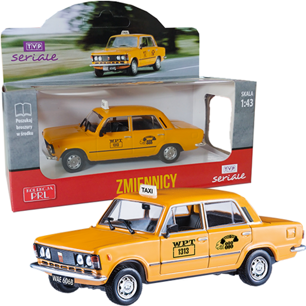 Pojazd metalowy Daffi PRL Fiat 125p Zmiennicy (5905422022720) - obraz 4