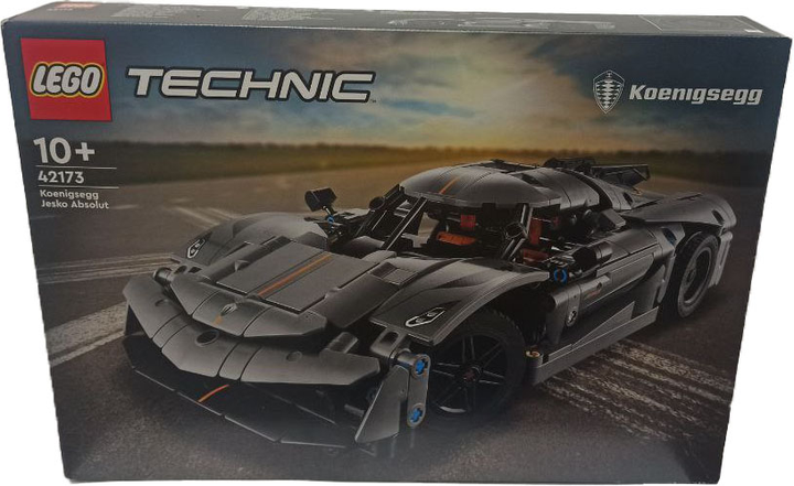 Zestaw klocków Lego Technic Szary hipersamochód Koenigsegg Jesko Absolut 801 element (42173) (955555906473267) - Outlet - obraz 2