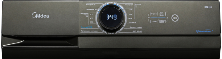 Пральна машина MIDEA MF100W60/ T-UA (графіт) - зображення 4
