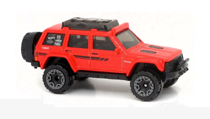 Машинка Хот Вілс 1:64 `95 Jeep Cherokee колекція Baja Blazers Hot Wheels Mattel HCX28 - зображення 3