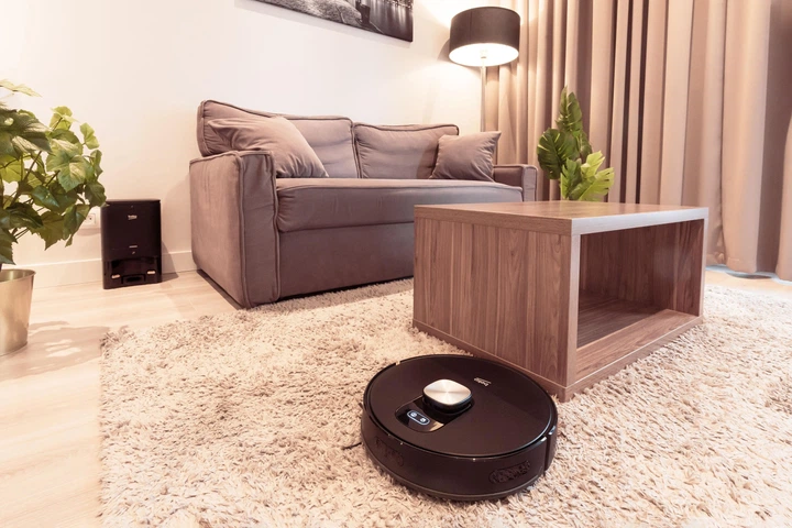 Робот-пилосос миючий Beko RoboSmart VRR71214VW Black Функція миття підлог Створення картки приміщення 65 дБ - зображення 10