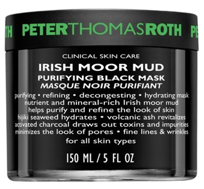 Маска для лица Peter Thomas Roth Irish Moor Mud черная очищающая 150 мл (670367002315) - изображение 1