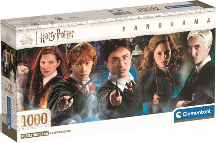 Puzzle Panorama Clementoni Compact Harry Potter 1000 elementów (8005125398744) - obraz 1