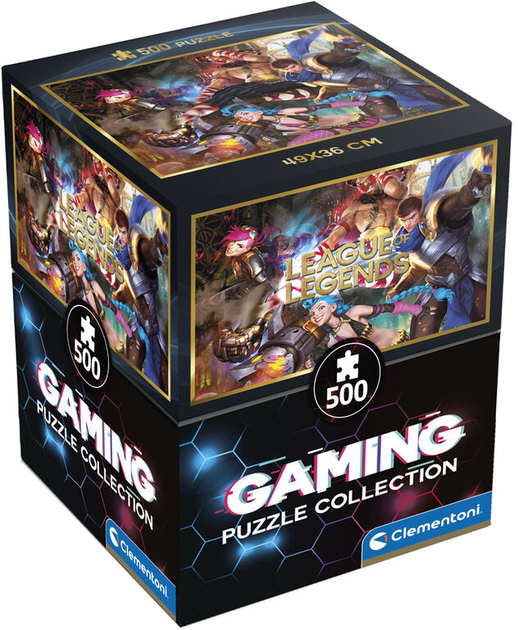 Puzzle Clementoni Cubes League Of Legends 500 elementów (8005125355594) - obraz 1