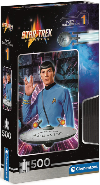 Puzzle Clementoni Star Trek 500 elementów (8005125351404) - obraz 1