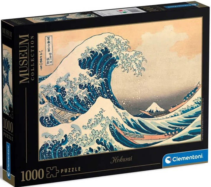 Puzzle Clementoni Museum Hokusai: La Grande Onda 1000 elementów (8005125393787) - obraz 1