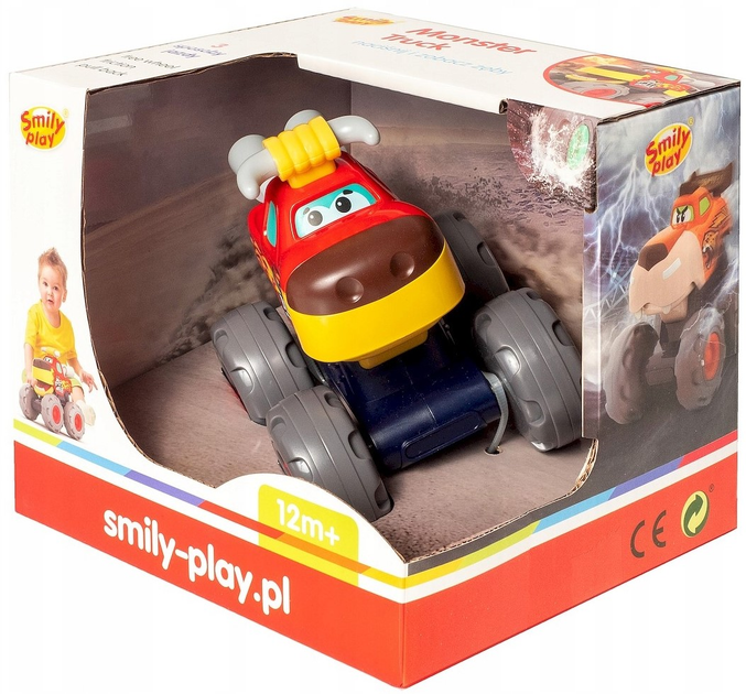 Pojazd WinFun Smily Play Monster Truck Byk (5905375843588) - obraz 1