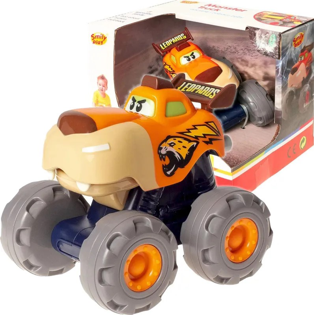 Іграшковий автомобіль WinFun Smily Play Monster Truck Леопард (5905375843595) - зображення 5