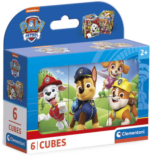 Klocki Clementoni Paw Patrol 6 elementów (8005125406586) - obraz 1