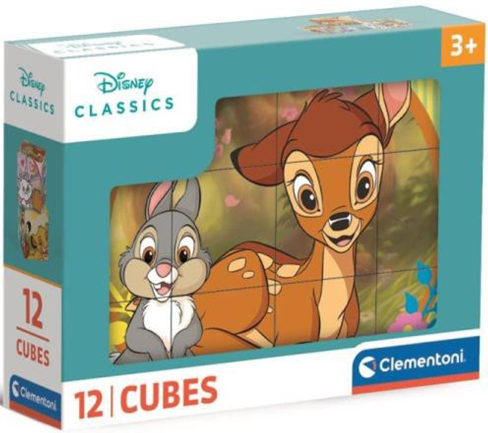 Klocki Clementoni Disney Classic 12 elementów (8005125411962) - obraz 1