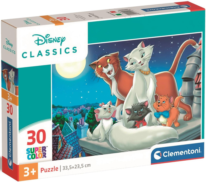 Пазли Clementoni Super Color Disney Classic 30 елементів (8005125202782) - зображення 1