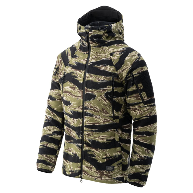 Куртка Helikon-Tex PATRIOT Mk 2 - Hybrid Fleece, Tiger stripe M/Regular (BL-PJ2-FH-62) - изображение 1