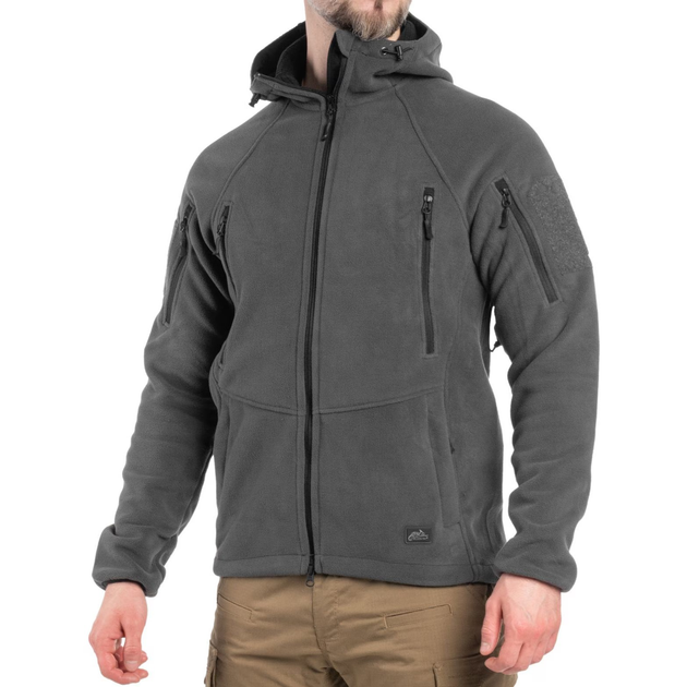 Куртка Helikon-Tex PATRIOT Mk 2 - Hybrid Fleece, Shadow Grey/Black XS/Regular (BL-PJ2-FH-3501A) - зображення 2