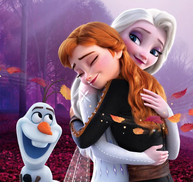 Puzzle Clementoni Super Kolor Frozen 3 po 48 elementów (8005125252978) - obraz 4