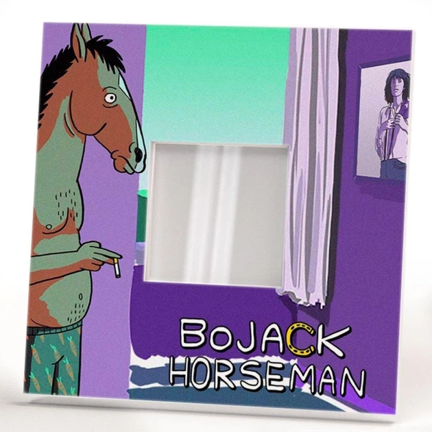 Декоративное зеркало "Конь БоДжек. BoJack Horseman" украшение интерьера спальни, бара, кафе - изображение 2