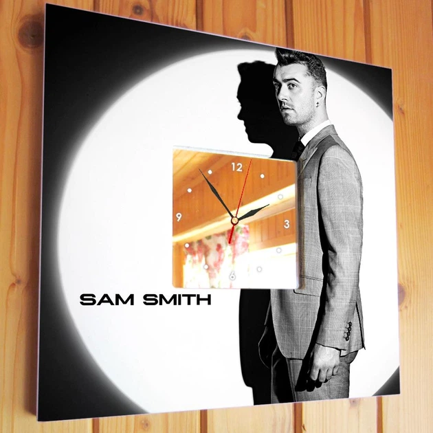 Настенные часы "Певец Сэм Смит. Sam Smith" подарок для фанатов поп музыки, украшение в спальню, кафе, караоке - изображение 2