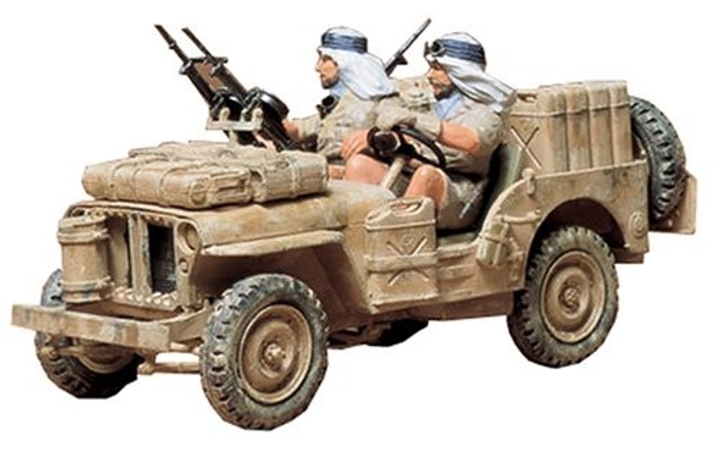 Model do sklejania Tamiya British SAS Jeep (4950344993178) - obraz 2